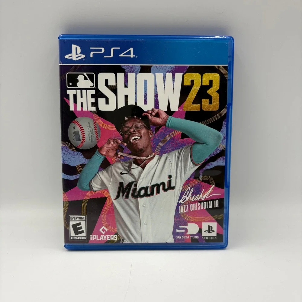 Sony MLB The Show 23 Video Game PS4 Excellent Jazz Chisholm Jr Cover